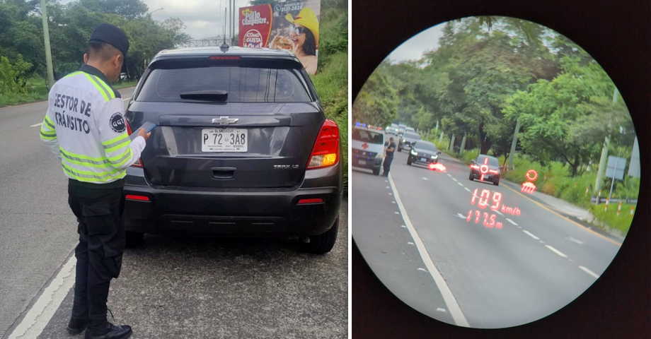 VMT ejecuta dispositivos de medición de velocidad para prevenir accidentes