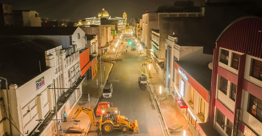 Así avanza la transformación del ‘Corredor Urbano’ de la calle Rubén Darío