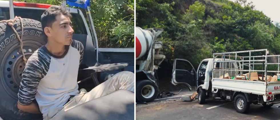 Arrestan a responsable de aparatoso accidente en la carretera de Oro