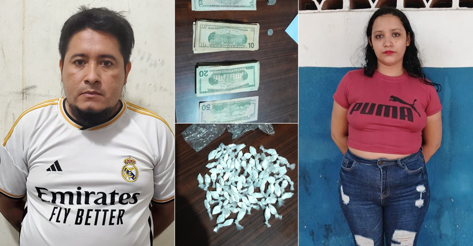 Sorprenden a pareja que transportaba drogas y dinero en efectivo