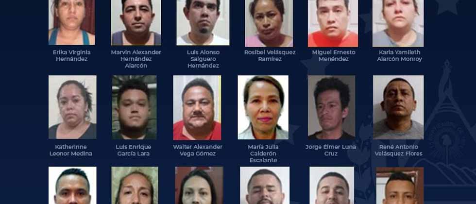 Operativo deja 23 pandilleros de la MS capturados