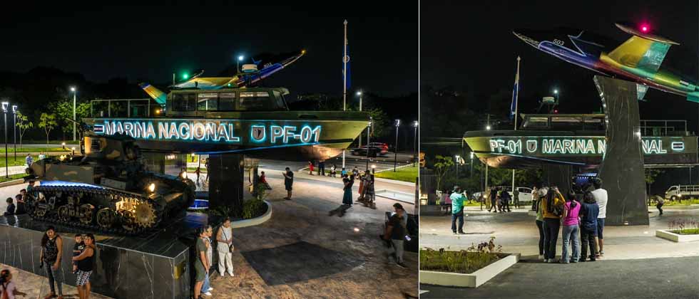 Habilitan nueva Plaza Bicentenario de Fundación de la Fuerza Armada