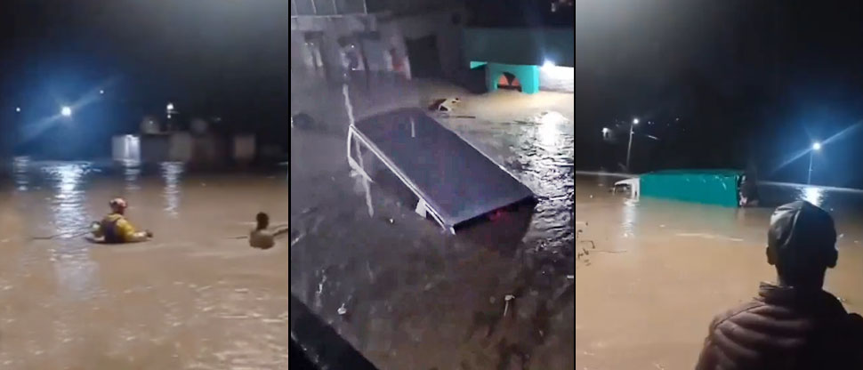 Guatemala: colapso de tragantes por lluvias provoca fuertes inundaciones en calles de Huehuetenango