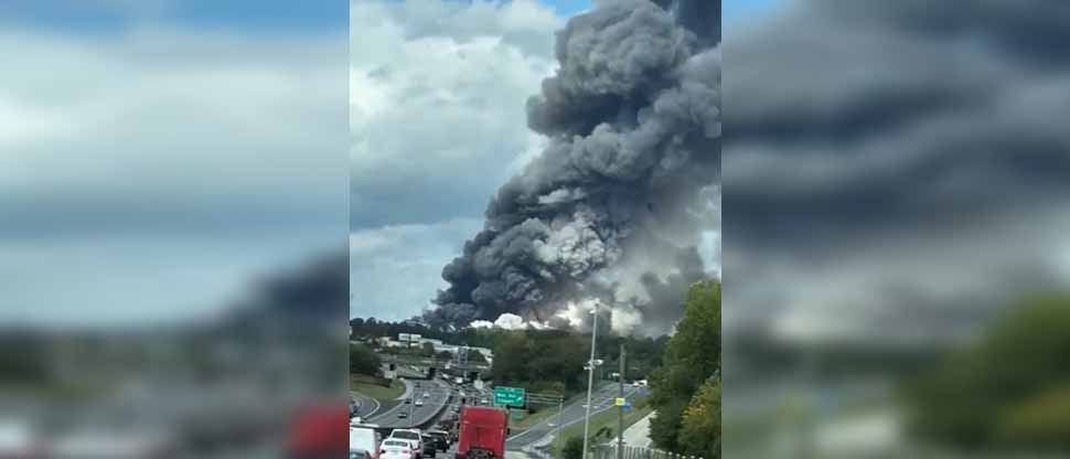 Estados Unidos: planta química se incendia y provoca caos en Georgia