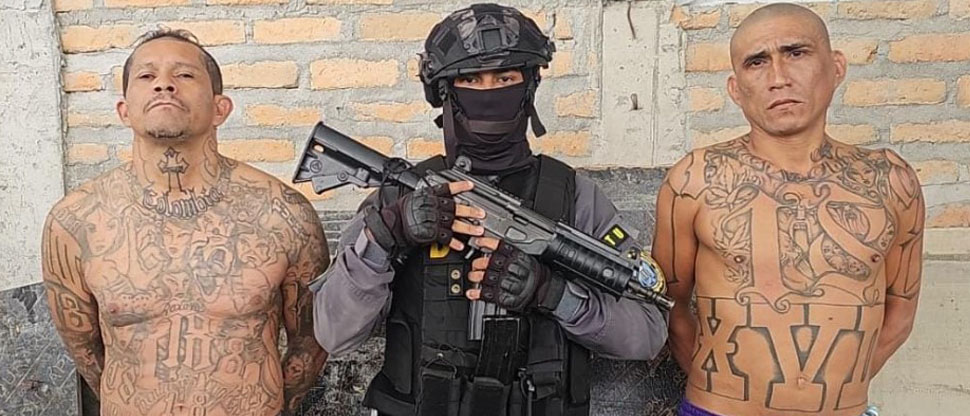 HONDURAS: Capturan a dos peligrosos pandilleros que huían de la justicia salvadoreña
