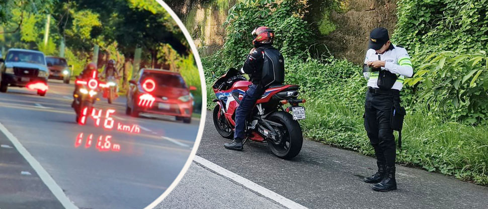 VMT sorprende a motociclista conduciendo a 146 kilómetros por hora  