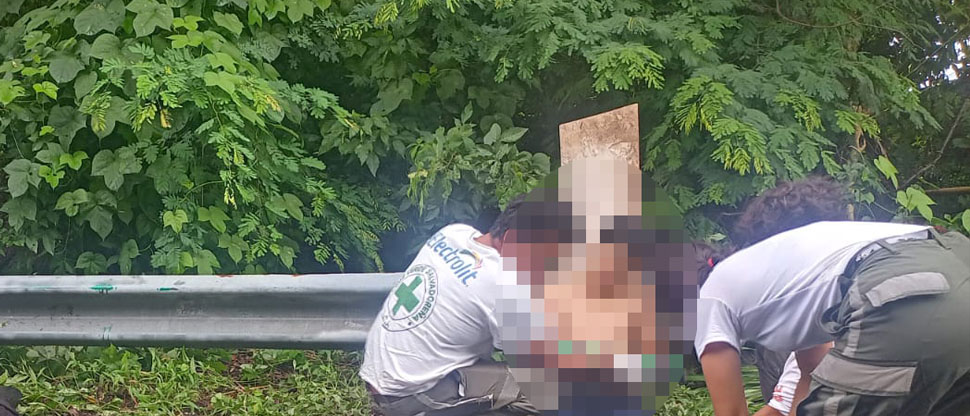 Choque de motocicletas deja dos lesionados en carretera Litoral