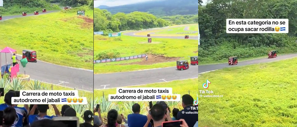 Al estilo “Rápido y furioso” se realizó la carrera de mototaxistas en la pista del autódromo El Jabalí