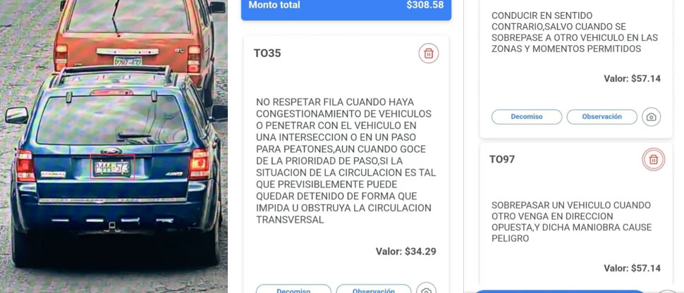 A conductor le llegan los tres Doritos después y deberá pagar $308.58 de multas por varias infracciones