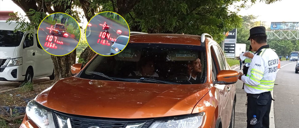 Continúan sorprendiendo a conductores que no respetan el límite de velocidad
