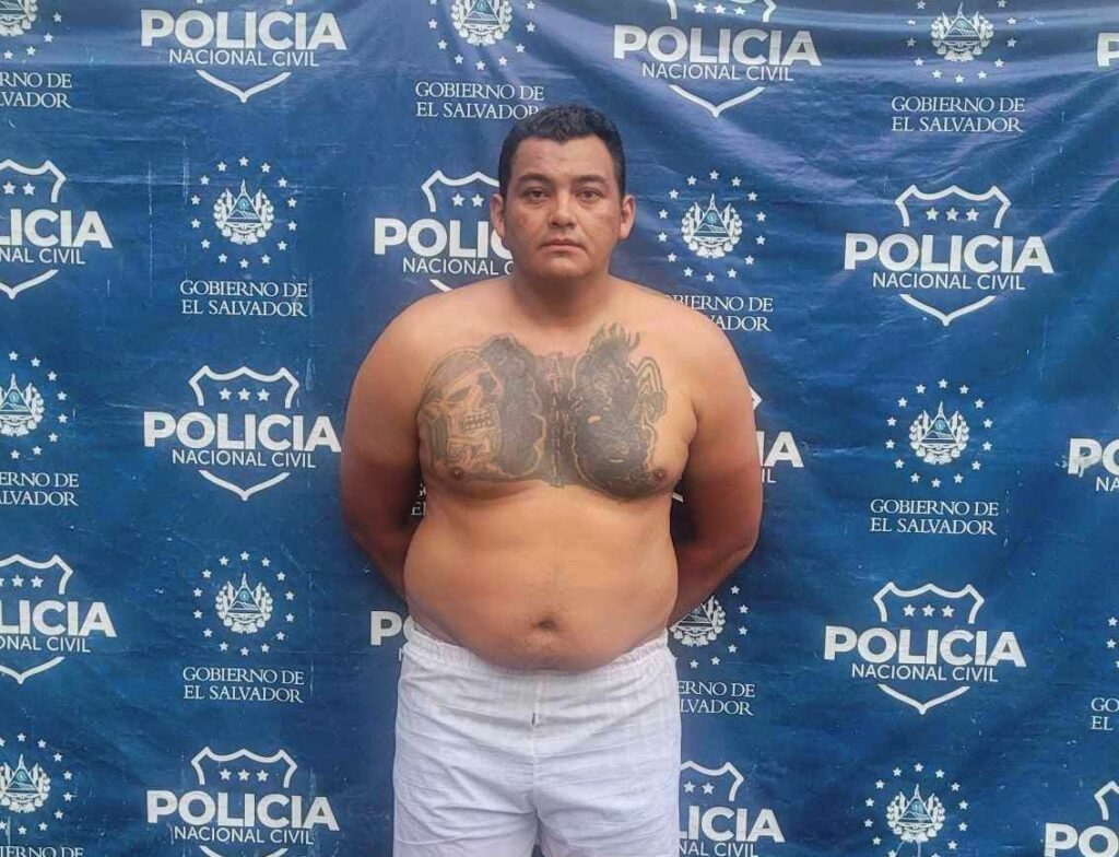 Directo a CECOT: Capturan a peligroso gatillero de la 18R en Sonsonate