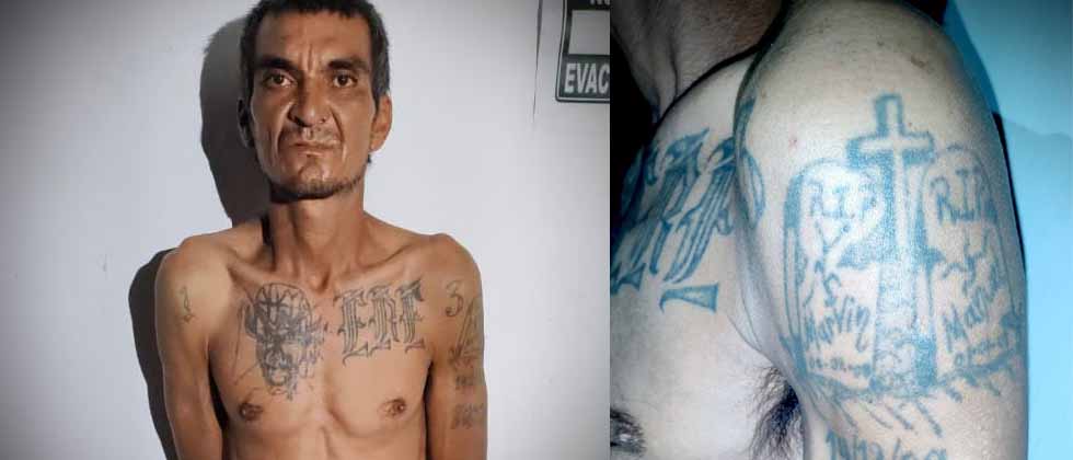 Capturan a peligroso MS que se escondía en un cantón en Santa Ana