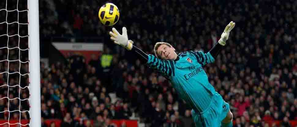 Szczesny es el portero elegido por el Barcelona