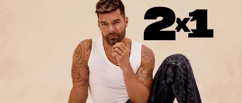 Ponen al 2×1 las entradas para el concierto de Ricky Martin