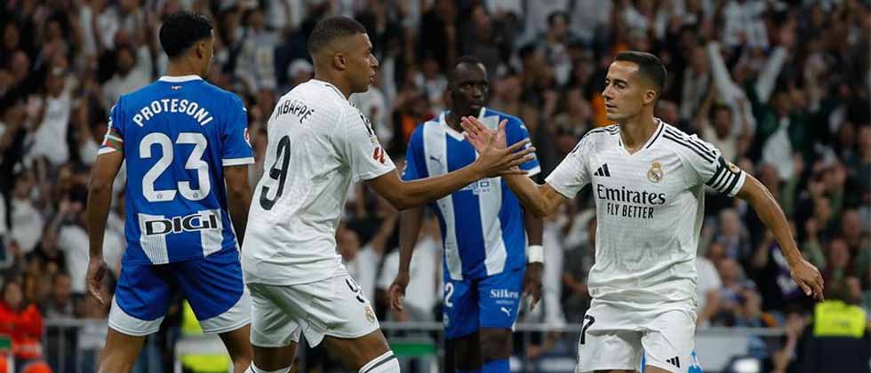 El Real Madrid vence a un Alavés que peleó con uñas y dientes