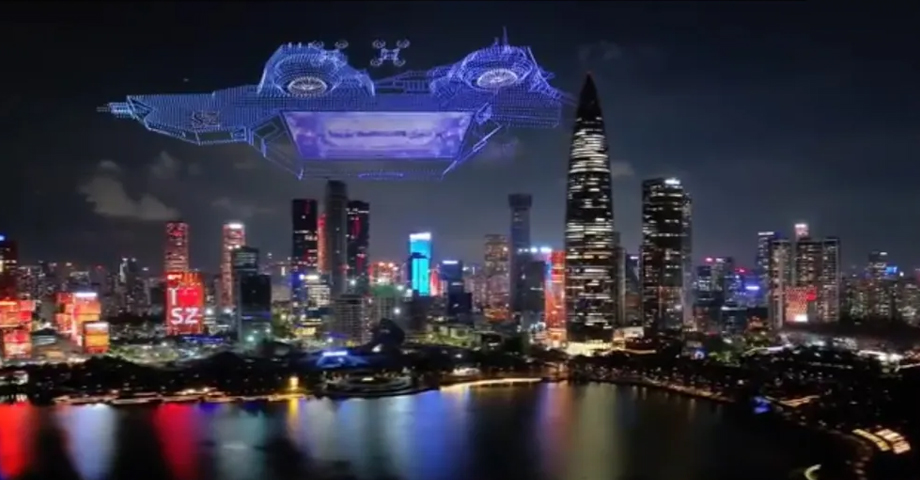 China impresiona al mundo con espectacular show de drones