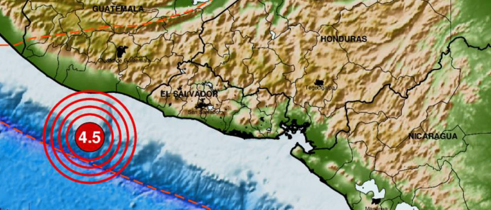 Fuerte sismo en costas de Guatemala también es sensible para los salvadoreños