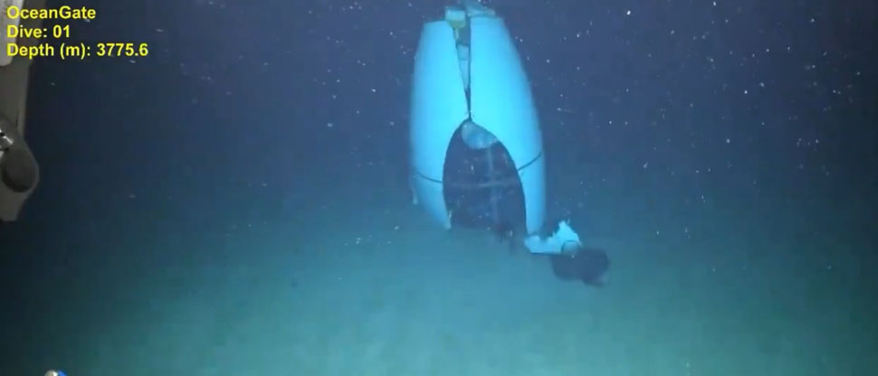 Salen a la luz las primeras imágenes de los restos del sumergible Titán de Oceangate