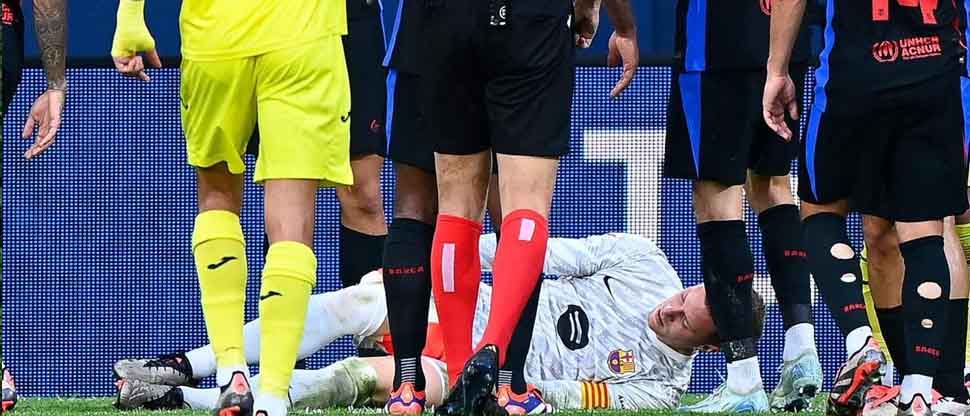 Barcelona preocupado por la lesión de Ter Stegen