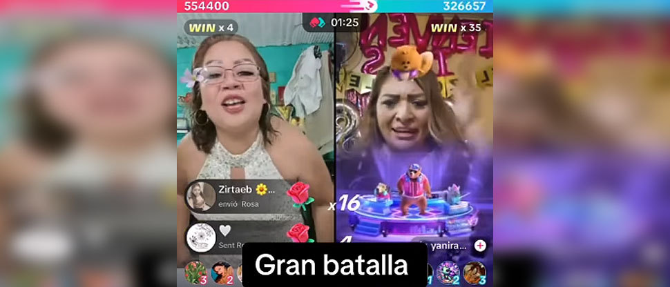 Seguidores regalan miles de dólares a tiktokers salvadoreñas durante batalla