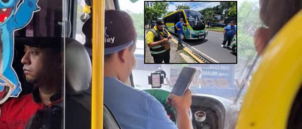 Busero denunciado por usar el celular pagará $170 en concepto de otras multas