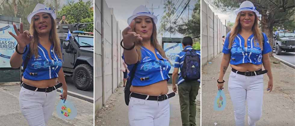 «Que cuero mi amor»: Yanira Berrios se roba las miradas durante el desfile