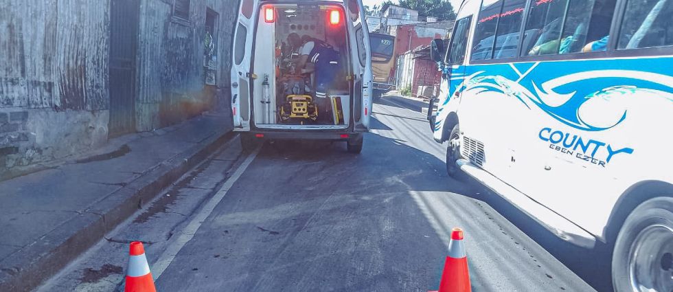 Hombre mayor resulta lesionado tras accidente en cercanías de colonia La Rábida