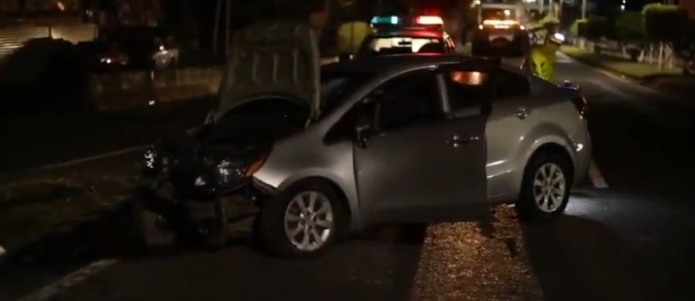 Un lesionado tras accidente en la carretera que conduce a Cojutepeque