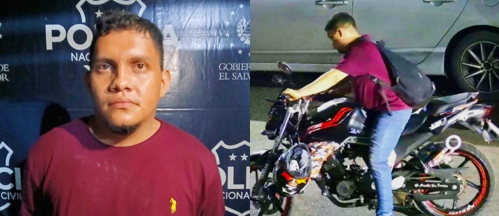 Capturan a sujeto que hurtó una motocicleta de un parqueo en Soyapango