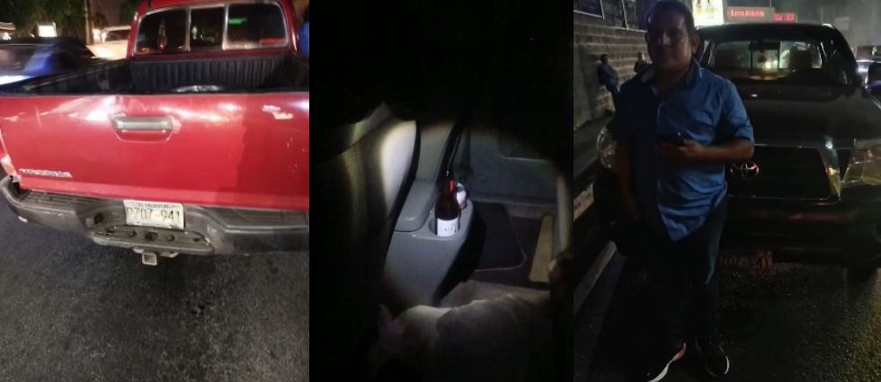 Capturan a ebrio que arrolló a un inspector del VMT en el bulevar Monseñor Romero