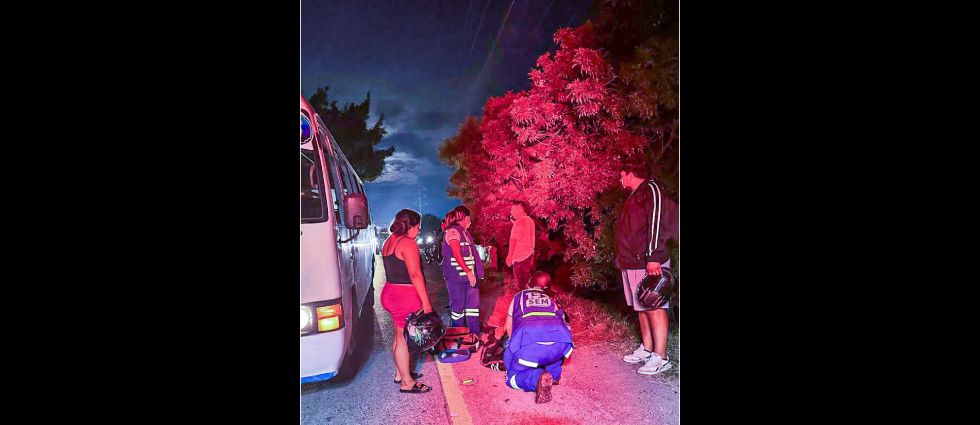Dos jóvenes lesionados deja accidente sobre la carretera de Oro