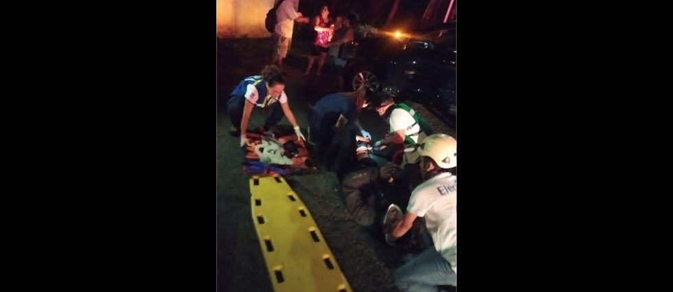 Reportan un herido tras siniestro vial carretera al puerto de La Libertad