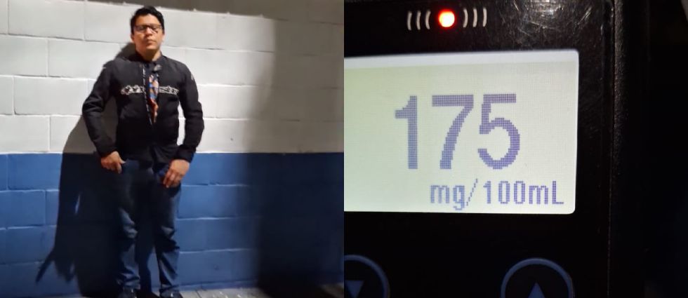 Capturan a conductor ebrio que «ponía en peligro su vida y la de los demás»