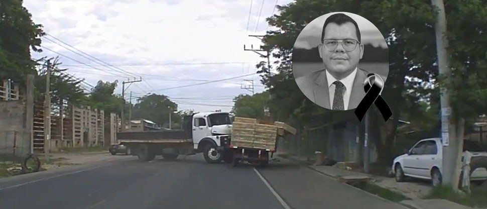 Él era Marlon, el conductor fallecido tras ser impactado por un camión en la Troncal del Norte