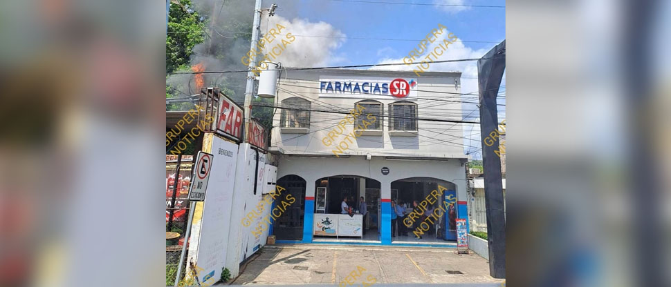 Registran conato de incendio en comercializadora de lubricantes automotrices en Sonsonate