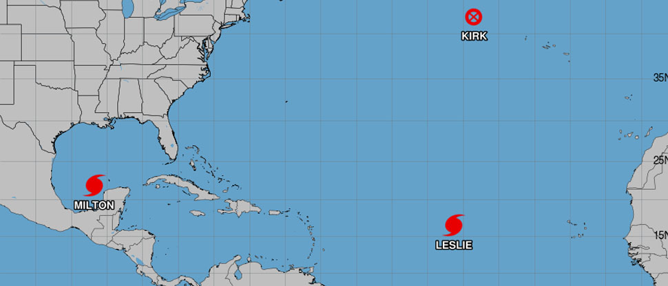 Milton gana fuerza y se convierte en un huracán categoría 4 “extremadamente peligroso”