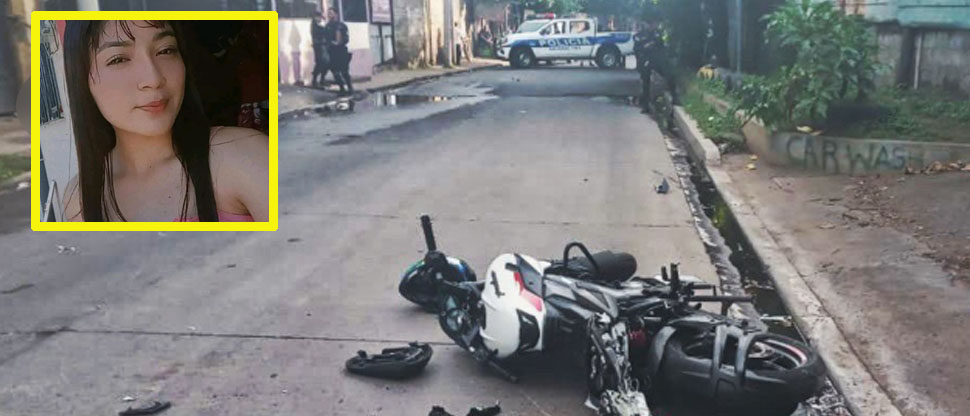 Ella era Maybelin, joven fallecida en brutal choque en moto en San Miguel