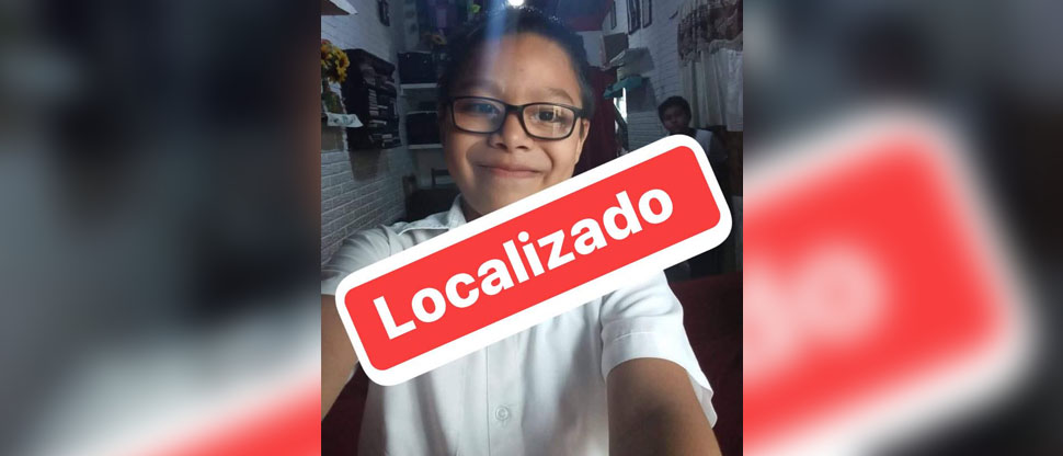 Localizan en perfecto estado a niño reportado como desaparecido en Soyapango