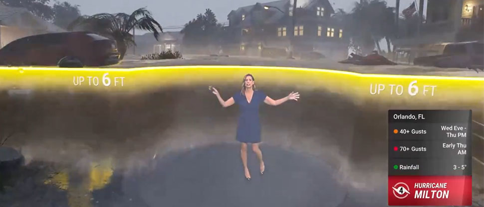 Publican video simulando los devastadores daños que podría provocar el huracán Milton  