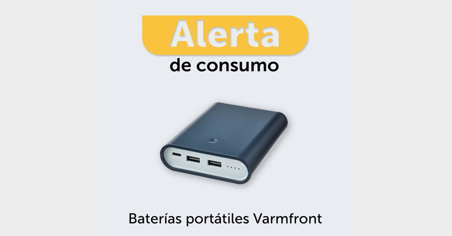 Anuncian advertencia de consumo de baterías portátiles Varmfront