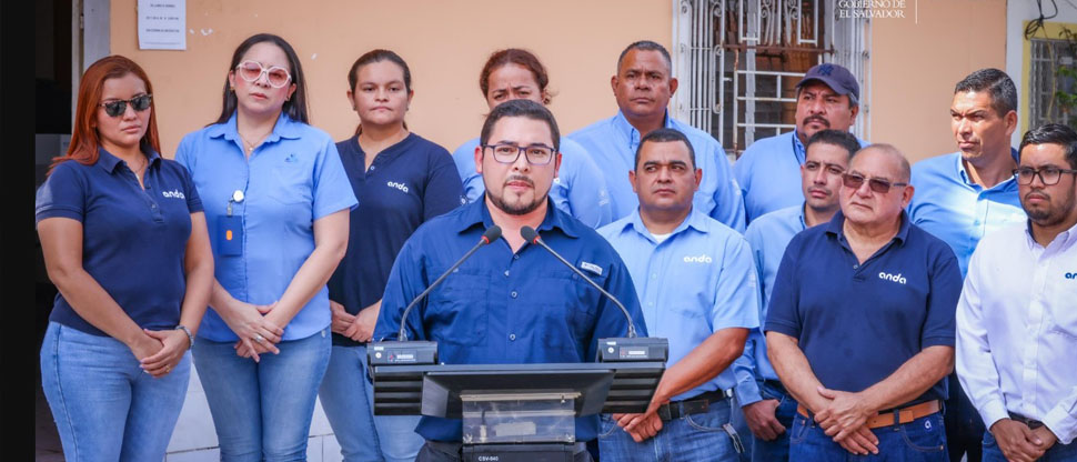 ANDA recupera sistema de agua potable y alcantarillados en Morazán