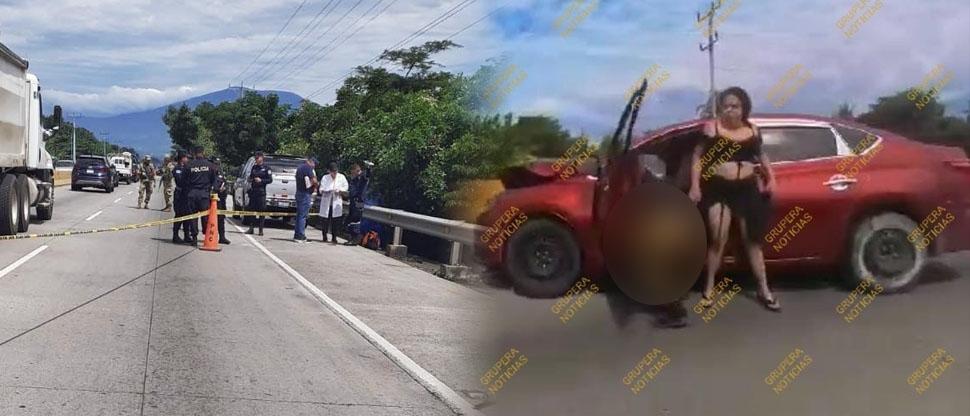 Autoridades buscan a conductora que huyó tras ocasionar fatal accidente en Sonsonate