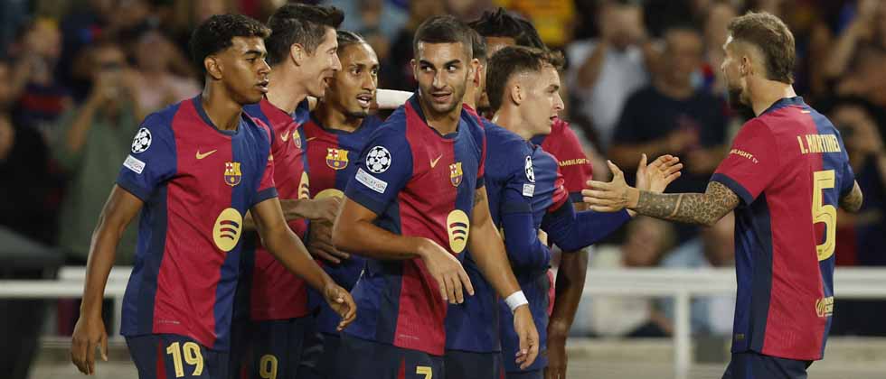 El Barcelona golea a un débil Young Boys en la Champions