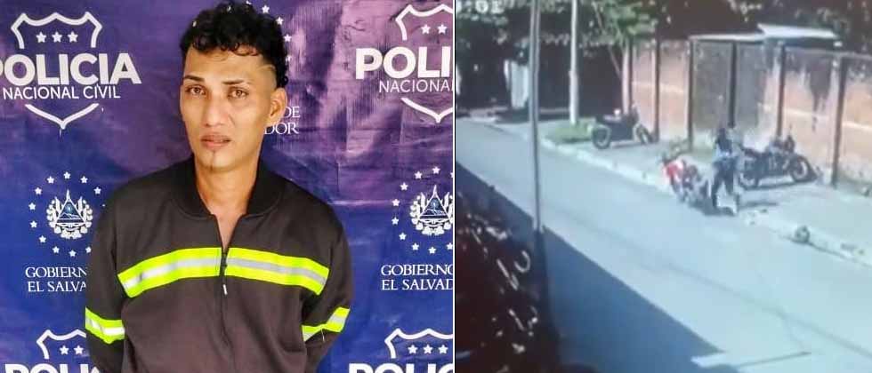 Capturan a sujeto que fue captado hurtando un casco de motocicleta