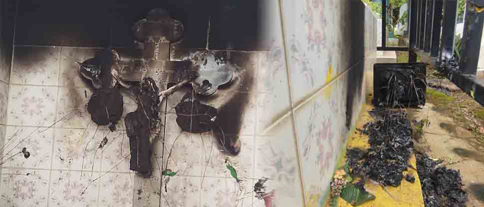 Investigan daños en tumbas de cementerio de San Miguel