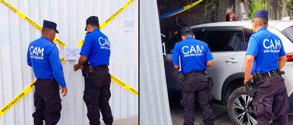 Cierran taller en Mejicanos por falta de licencia y tener otros procesos vigentes