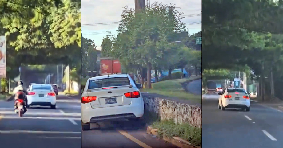 Denuncian a conductor ebrio que puso en peligro a varias personas en San Miguel