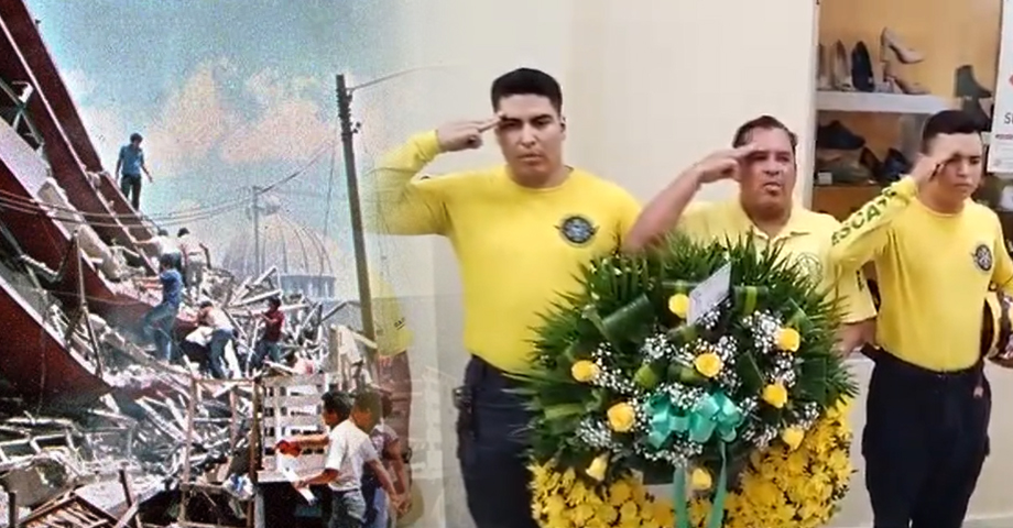 Comandos de Salvamento conmemora a las víctimas del terremoto de 1986