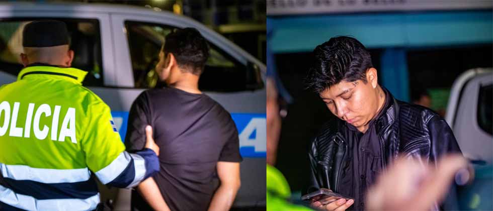 Arrestan a dos jóvenes por conducir bajo los efectos del alcohol en San Salvador