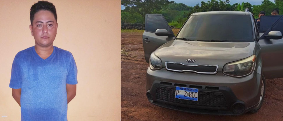 PNC captura a sujeto que transportaba droga en un vehículo rentado